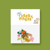 Image 1 of Stickers holographiques Food Market