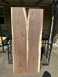 Image 2 of Figured walnut boards bookmatch 1