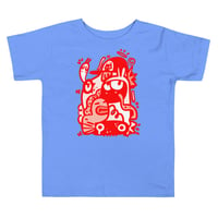 Image 3 of T SHIRT: TODDLER - "FUNKY RED"