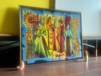 Image 2 of “Les Quartre Saisons”, Mid Century Modernist Jean Lucrat Wool Tapestry