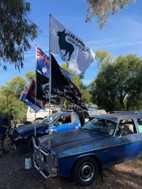 Image 2 of LYE COUNTY CUSTOMS FLAG