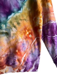 Image 4 of S Unisex Comfort Wash Hoodie in Bold Geode Ice Dye