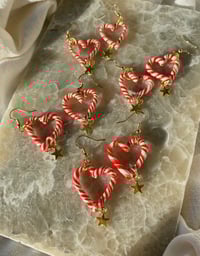 Image 1 of Candy Cane Hearts