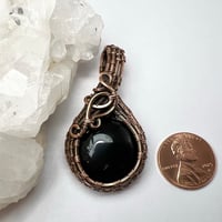Image 4 of Black Onyx and Copper Necklace