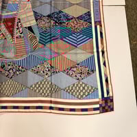Image 11 of Hermès Cashmere Shawl  "Patchwork Horse" by Nigel Peake 140cm