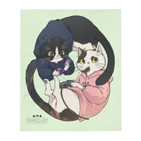 Yuki & Mollie, Throw Blanket Mint