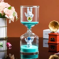 Image 5 of Astronaut Hourglass Sand Timer , 10/20/30/40/60 Minute Hour Glass Sand Timer, Home Decor Ornament, S