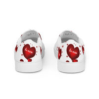 Image 3 of Women’s slip-on Valentines Day canvas shoes