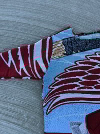 Image 4 of CUSTOM WOVEN DETRIOT RED WINGS CREWNECK 