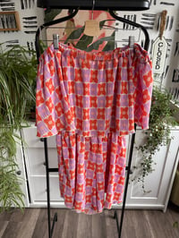 Image 1 of Fashion Nova off shoulder short jumper 