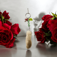 Woodland Bunny Paw Keychain 