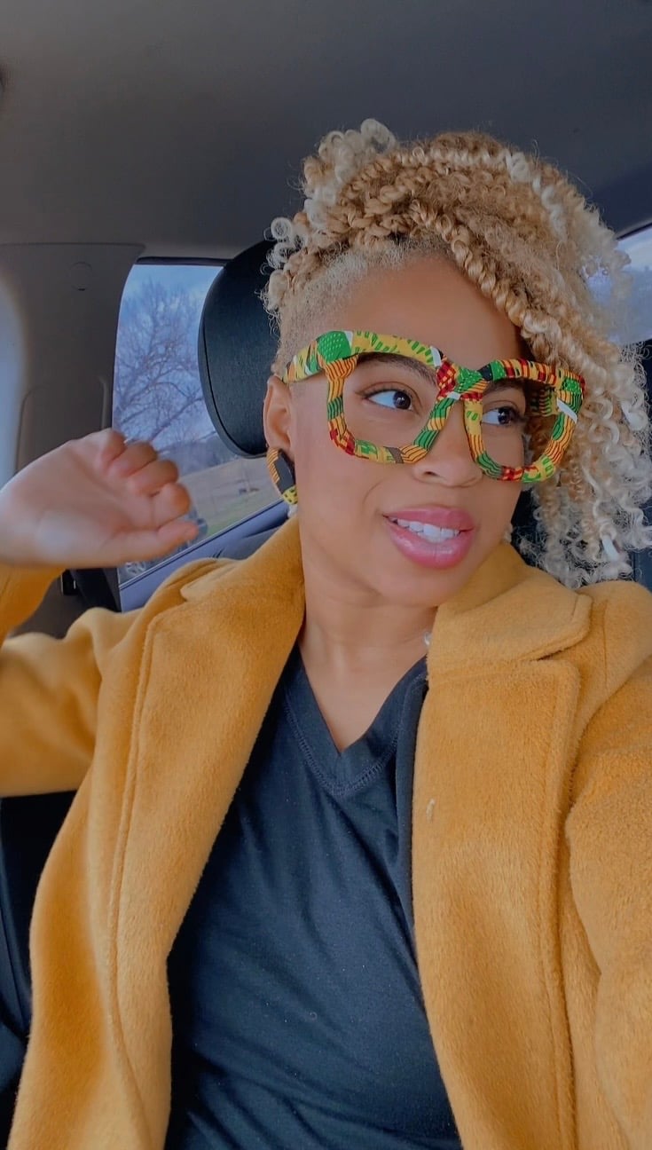 Image of Kute in Kente Glasses