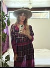 early 70s indian gauze maxi dress 