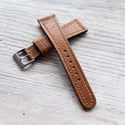 40's Style Wild Pigskin Strap - Tan