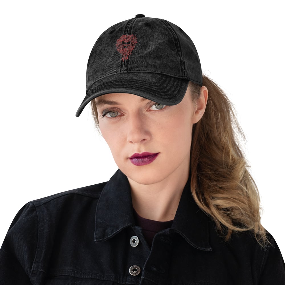 Momento Mori Heart Wreath Vintage Cotton Twill Cap