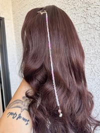 Image 2 of Pretty In Pink Beaded  Hair Clip