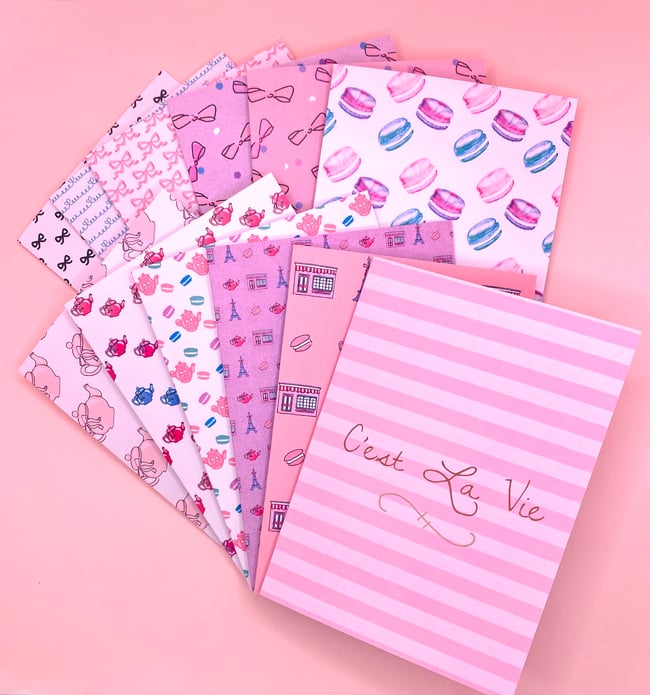 Cafe in Paris Card Set