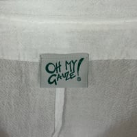 Image 8 of Oh My Gauze White Cotton V Neck Oversize Tunic Top -XXL -Beach Boho