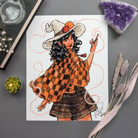 Image 2 of Crochet Witch Watercolor Print