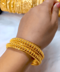 Image 2 of 2 Pieces Gold Plated Bangles Set_GPB_1214