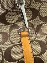 Image 8 of Vintage Coach Hampton Signature Clip Hobo Shoulder Bag