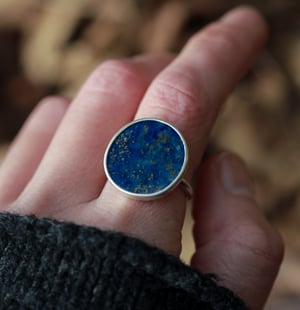 Image of Lapis Lazuli Galaxy Ring