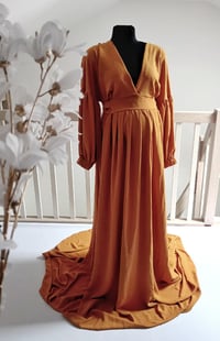 Image 1 of Maternity/non maternity photoshooting dress Terza size S-M • orange • photgraphy clothing