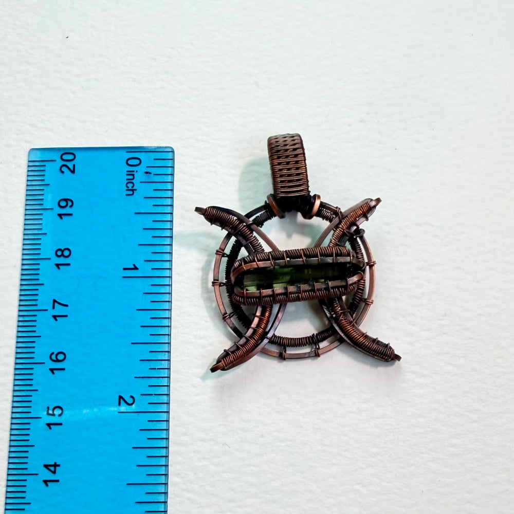 Image of Pisces Tourmaline Pendant 