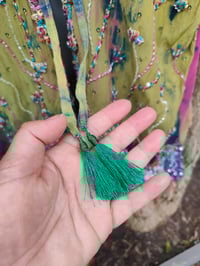 Image 4 of Mykonos sari jewel oversized waistcoat / top 10-18