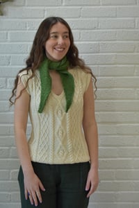 Image 12 of Wool Neckerchief - Hand-knit in Ireland 