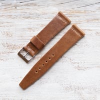 Image 3 of 22mm Caramel Calf Corfam Style