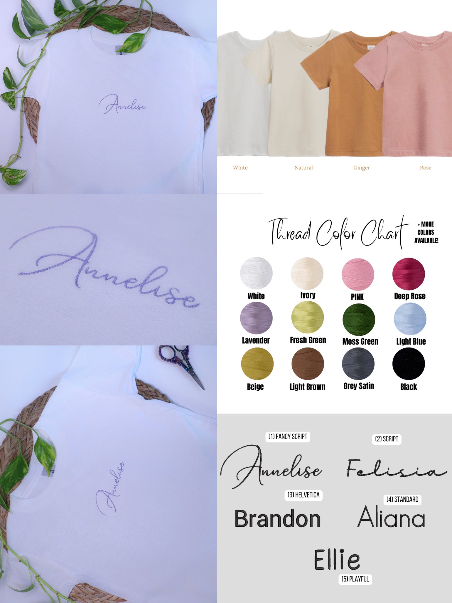 Image of Custom Personalized Embroidered Toddler Tee