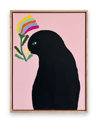 Image 1 of Peace Bird With Floating Rainbow Flower