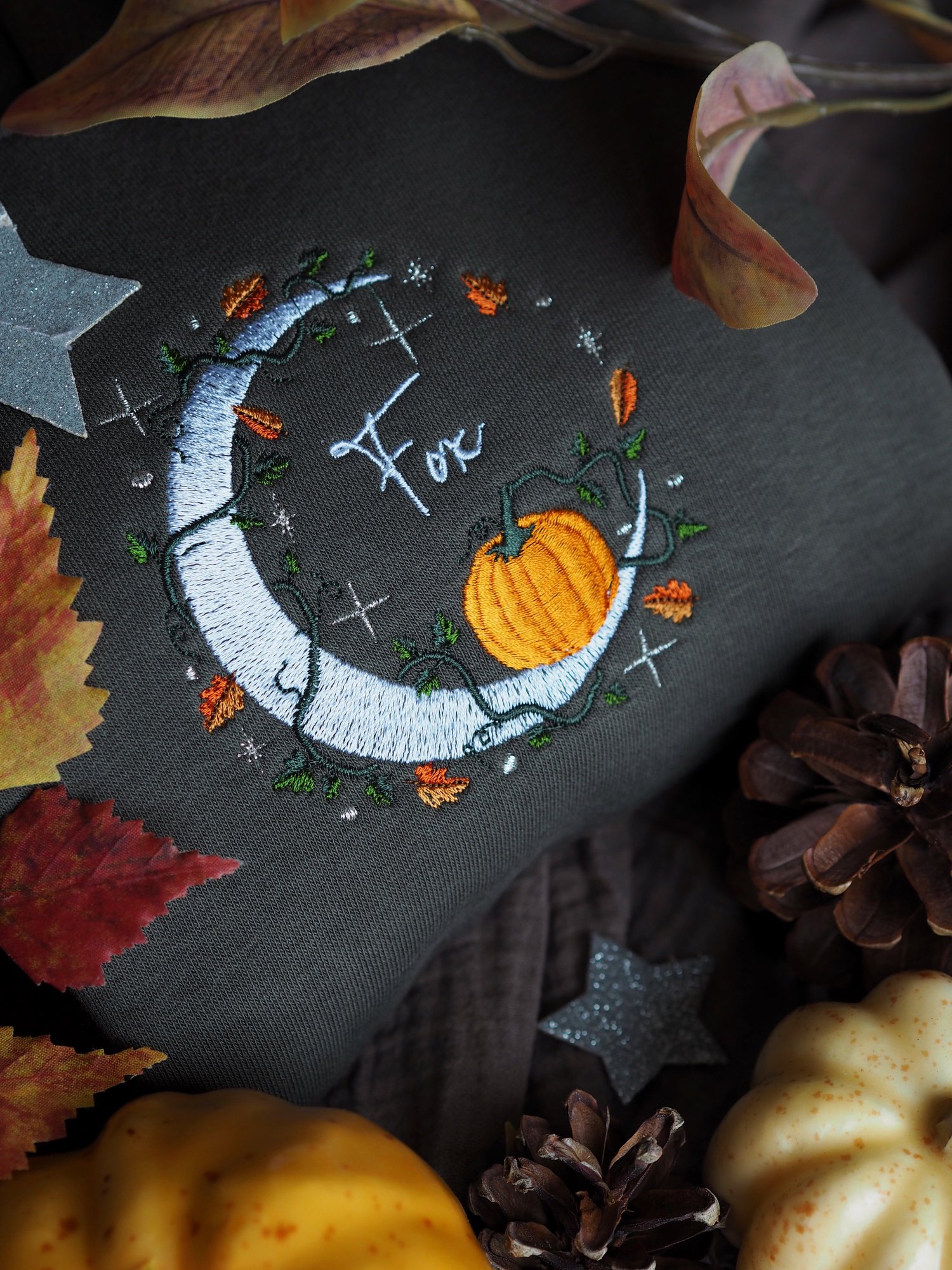 Image of ADULT Lunar Vines - Khaki Hoody