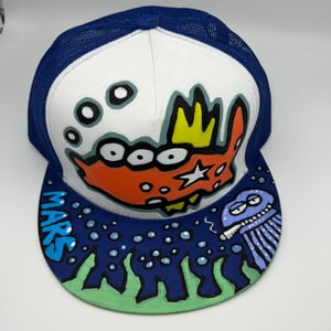 Hand painted hat 374