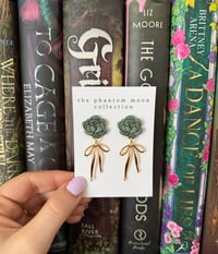 Image 1 of Flower with Bow Studs