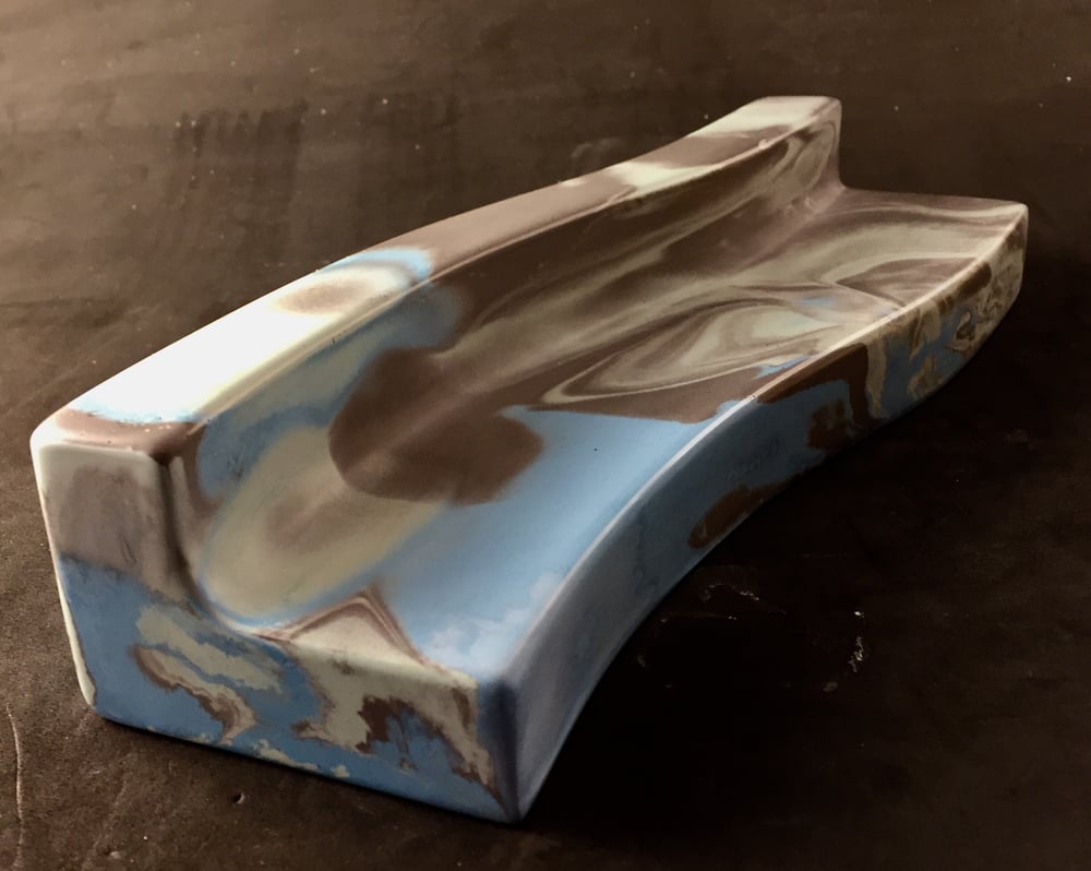 Wired Ramp Co. | Wired Ramps Wave Ledge (Dark Grey, Green and Blue)