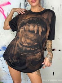Image 4 of “DEVOUR YOU” CUSTOM BLEACH PAINTED T-SHIRT SIZE LARGE