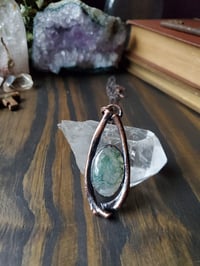 Image 2 of Moss Agate with Rib Bones #4