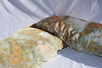 Image 5 of Silk Pillowcase set in Golden Moss