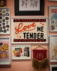 Love me tender A3 print