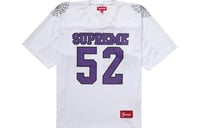 Image 1 of Supreme Spiderweb Football Jersey White