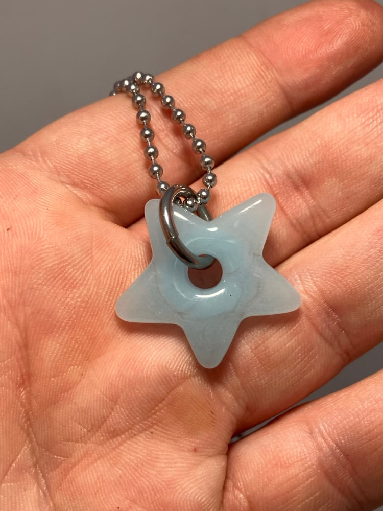 Image of sky blue star