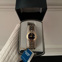 Image 1 of Vintage Pulsar Ladies Watch Two Tone 🕰️NEW IN BOX 🕰️