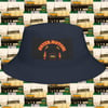 LAGOS TRAFFIC LUX COUTURE TWILL BUCKET HAT (DANFO SWAG/ RED/YWL)