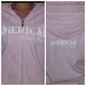 Image of AmericanWhoHitzu             Pink /Zip up