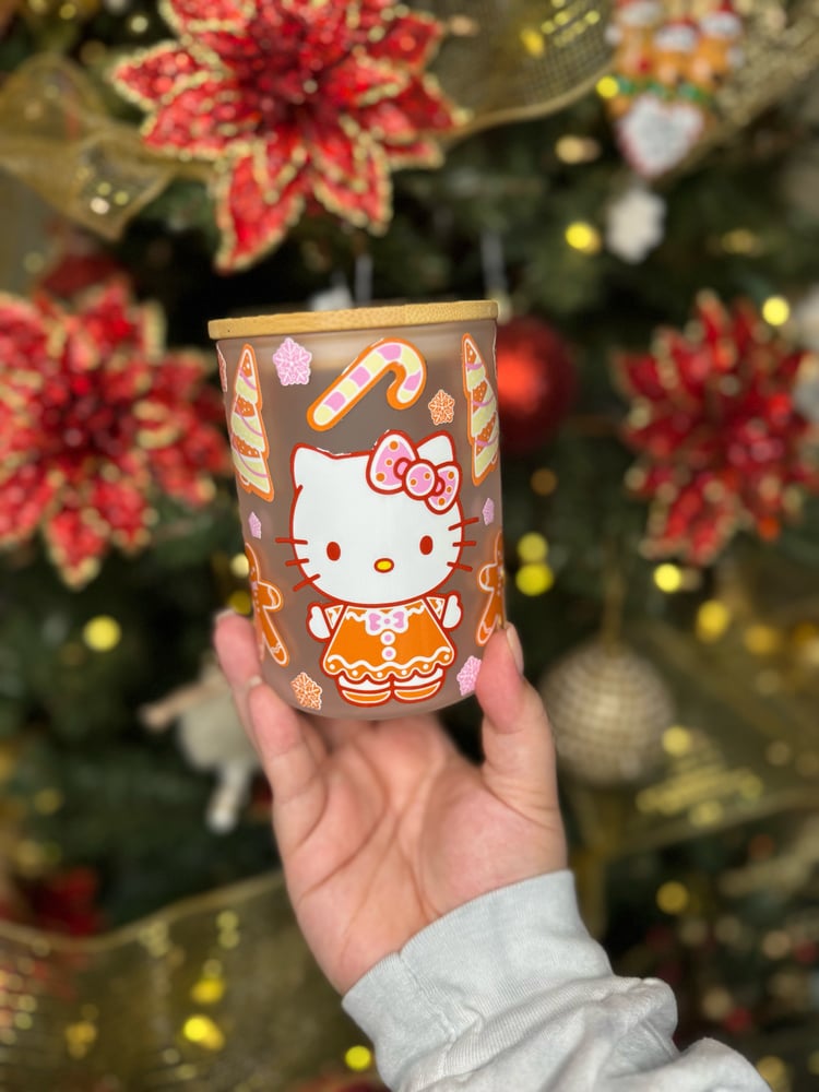 Image of 17oz Frosted/ Clear Glass Mug - Christmas 16