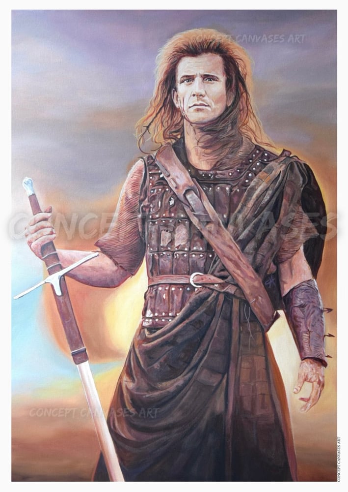 Image of Braveheart ‘Patriots Of Scotland’ A3 Print 