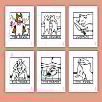 Image 2 of "RAT TAROT" A4 PRINTS