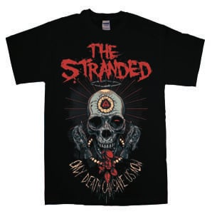 Image of THE STRANDED "Only Death Can Save Us Now" T-Shirt SIZE M ---Worldwide Shipping Included!!!---